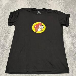 Buc-ees T Shirt Adult Large Black Peace Love buc-ees Short Sleeve Tourist Casual